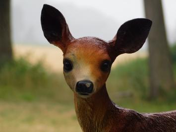 Skulptur „Babyhirsch“ – 48 x 38 cm – Polystone