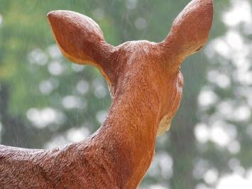 Skulptur „Babyhirsch“ – 48 x 38 cm – Polystone