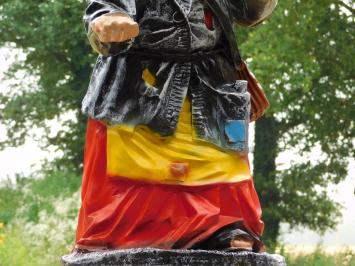 Bettlerin XL – 80 cm – Humorvolle Figurenfigur aus Polystone