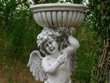 Engel mit Vase – 85 x 40 cm – Polystone