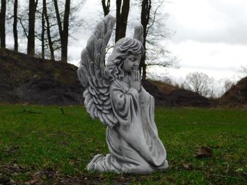 Beeld Engel, waardig beeld - 55 cm - Steen