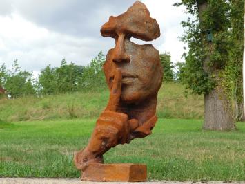 Statue „Der Flüsterer“ XL – 58 cm – Gusseisen