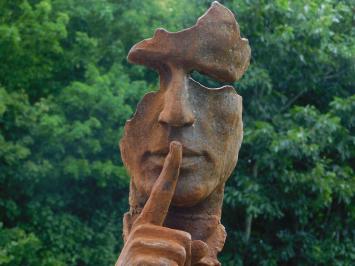 Statue „Der Flüsterer“ XL – 58 cm – Gusseisen