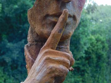 Statue „Der Flüsterer“ XL – 58 cm – Gusseisen