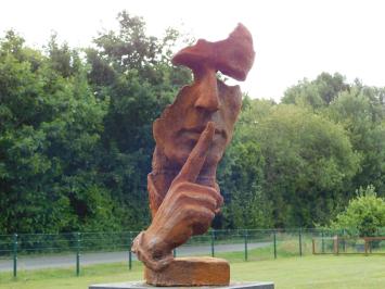 Statue „Der Flüsterer“ XL – 58 cm – Gusseisen