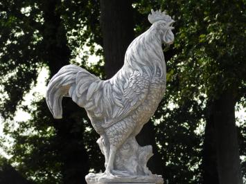 Gartenfigur „Hahn“ XL – 65 cm – Stein
