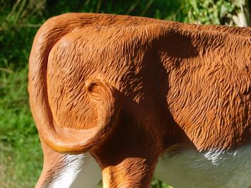 Kalbsstatue – 100 cm – Braun – Polystone