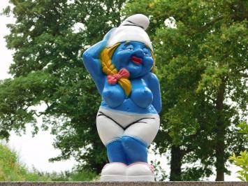 Nackte Schlümpfin XL – 70 cm – Polystone