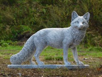 Gartenstatue Fuchs – 70 cm – Tierstatue aus Stein