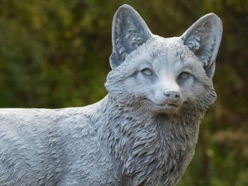 Gartenstatue Fuchs – 70 cm – Tierstatue aus Stein