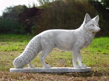 Gartenstatue Fuchs – 70 cm – Tierstatue aus Stein