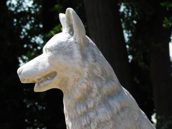 Beeld Wolf XL - 70 x 60 cm - Steen