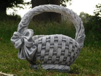 Einmalig: Blumenkorb - 50 cm - Stein