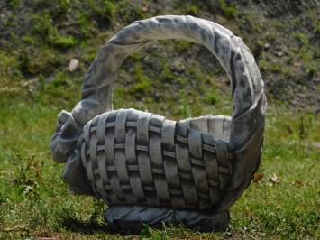 Einmalig: Blumenkorb - 50 cm - Stein