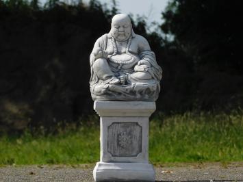 Buddha auf Sockel - 55 cm - Steenzuletzt