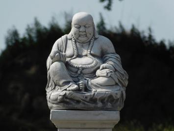 Buddha auf Sockel - 55 cm - Steenzuletzt