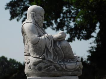 Buddha auf Sockel - 55 cm - Steenzuletzt