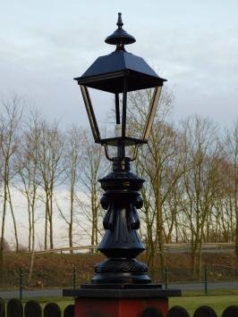 Buitenlamp op Sokkel - 103 cm - Zwart
