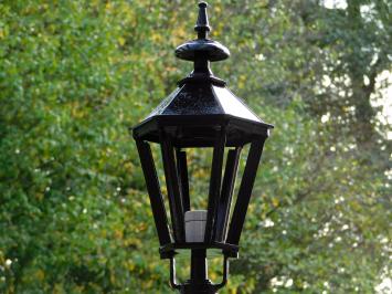 Klassische Stehleuchte für den Außenbereich – Aluminium – Schwarz – 93 cm