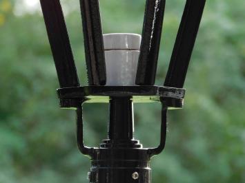 Klassische Stehleuchte für den Außenbereich – Aluminium – Schwarz – 93 cm