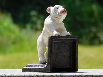 Set Buchstützen „Bulldog“ – Gusseisen