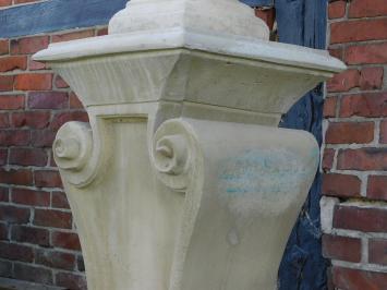 Vintage Büste Ludwigs XIV. auf Sockel – 170 cm – Stein