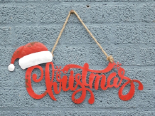 Decoratieve hanger Christmas - metaal met touw