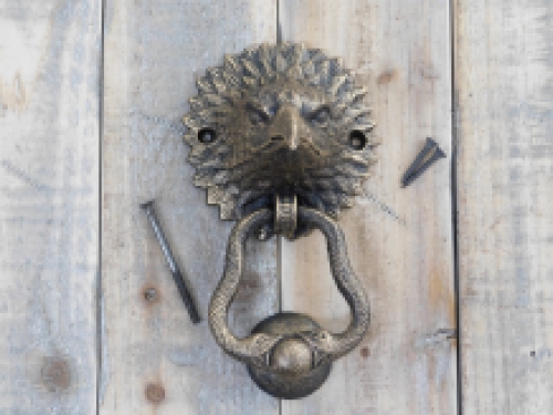 Deurklopper adelaar, donker iron messing tint