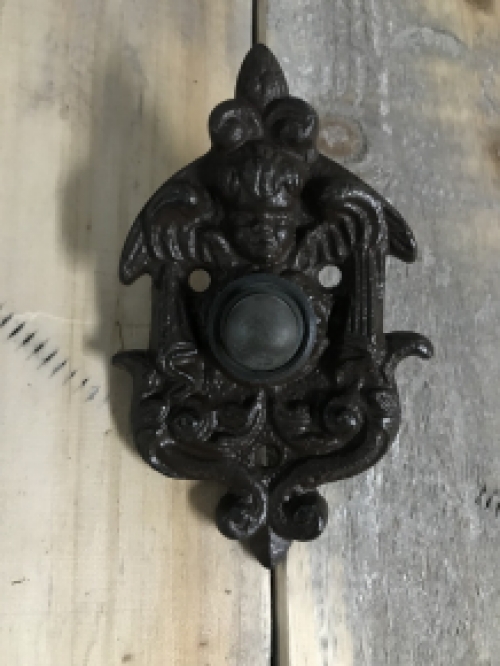 Doorbell Angel - antique iron