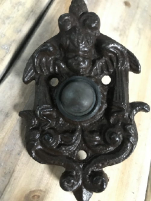 Doorbell Angel - antique iron