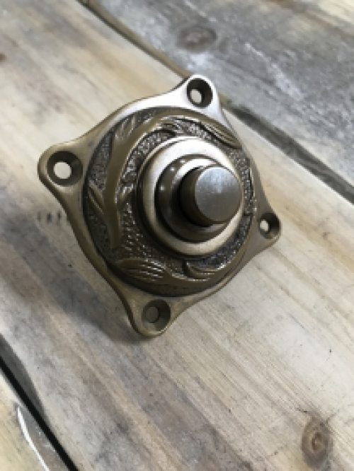 Doorbell the Lily - patinated brass