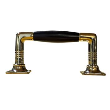 Nickel-plated door handle – high-quality – 13.5 cm wide