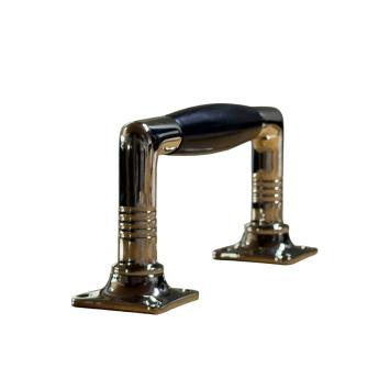 Nickel-plated door handle – high-quality – 13.5 cm wide