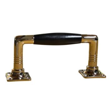 Nickel-plated door handle – high-quality – 13.5 cm wide