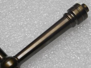 Montel Door Handle - Dark Patinated Brass