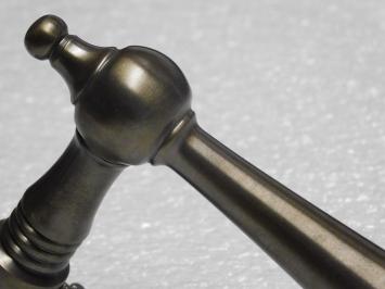 Classic Door Handle - Dark Patinated Brass