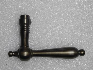 Classic Door Handle - Dark Patinated Brass