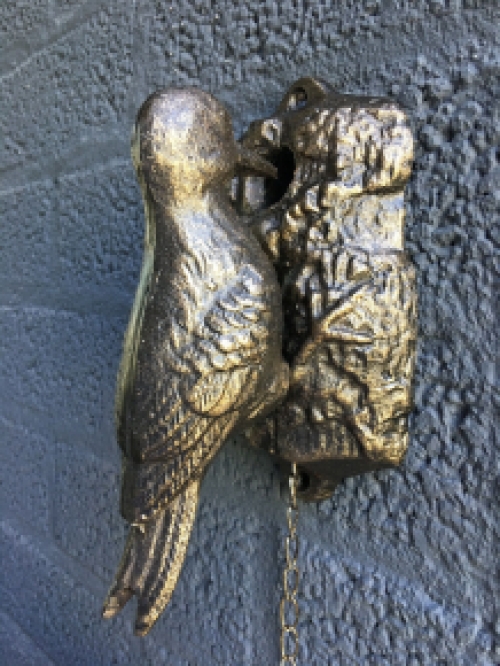 Door knocker Woodpecker - Bronze - Metal