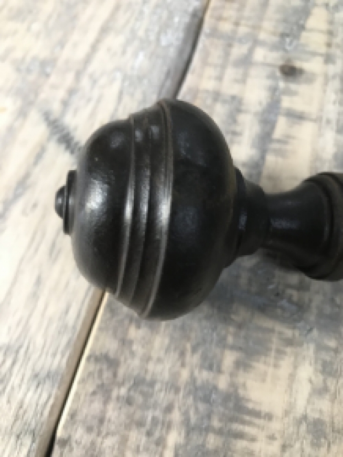 Door knob Bello - antique iron - fixed knob