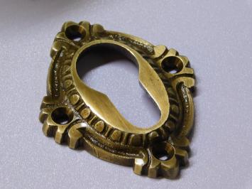 Türknauf mit Knauf- und Schlossrosette PC – Fester Knauf – Messing