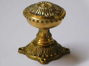 Türknauf mit Knauf- und Schlossrosette PC – Fester Knauf – Messing