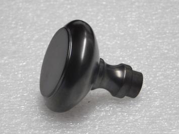 Solid Door Knob - Dark Patinated Brass