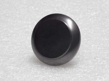 Solid Door Knob - Dark Patinated Brass