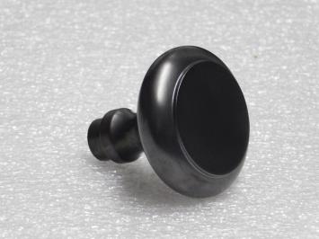 Solid Door Knob - Dark Patinated Brass