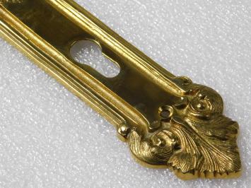 Classic Doorplate - PC 92 - Brass - 32 x 7 cm