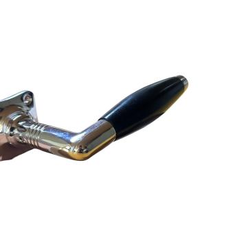 Türgarnitur Nickel glänzend – Zimmertürbeschläge mit Rosetten – klassisch