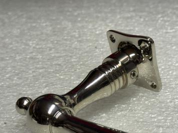 Deurbeslag set - nikkel chroom - glanzende klinken en rozetten