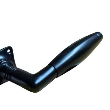 Door set in black and nickel with ebony – complete