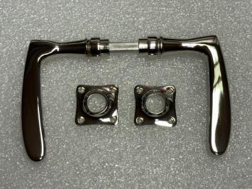 Deurbeslag set - chroom glanzend - complete deurset