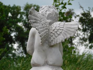 Engel auf Kugel XL – 67 cm – Polystone